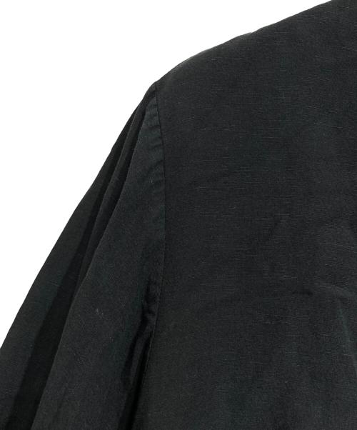 MARKA（マーカ）MARKA (マーカ) SIDE SLIT OPEN COLLAR SHIRT/サイドスリットオープンカラーシャツ ブラック サイズ:3の古着・服飾アイテム
