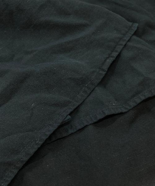 MARKA（マーカ）MARKA (マーカ) SIDE SLIT OPEN COLLAR SHIRT/サイドスリットオープンカラーシャツ ブラック サイズ:3の古着・服飾アイテム