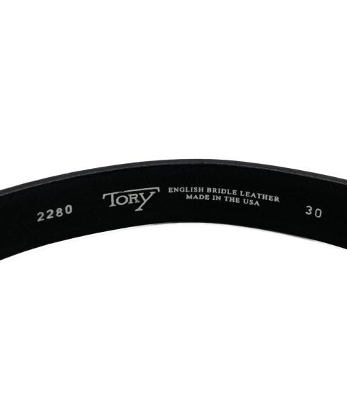 TORY LEATHER（トリーレザー）TORY LEATHER (トリーレザー) HOOF PICK BELT ブラック サイズ:30の古着・服飾アイテム