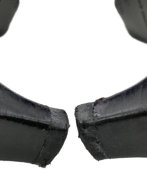 PRADA（プラダ）PRADA (プラダ) レザーストラップパンプス ブラック サイズ:	SIZE 38　（24cm）の古着・服飾アイテム