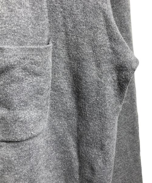 CABAN（キャバン）CABAN (キャバン) コットンカシミヤ ポケットクルーネックカーディガン/Cotton-Cashmere Pocket Crew-Neck Cardigan グレー サイズ:Lの古着・服飾アイテム