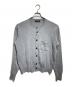 CABAN（キャバン）の古着「コットンカシミヤ ポケットクルーネックカーディガン/Cotton-Cashmere Pocket Crew-Neck Cardigan」｜グレー