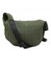 COMME des GARCONS HOMME (コムデギャルソン オム) エステルグリッドチェック ショルダーバッグ/Ester grid check shoulder bag グリーン サイズ:不明：20000円