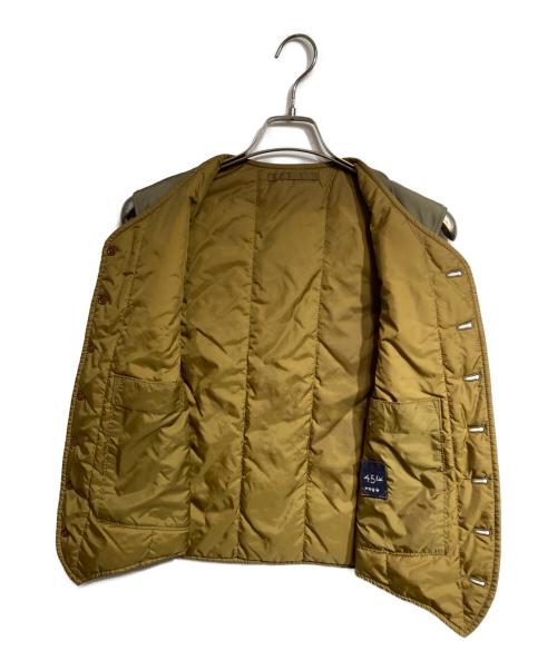 45rpm（45アールピーエム）45rpm (45アールピーエム) ナイロンの908キルティングベスト/ Quilted vest オリーブ サイズ:Freeの古着・服飾アイテム