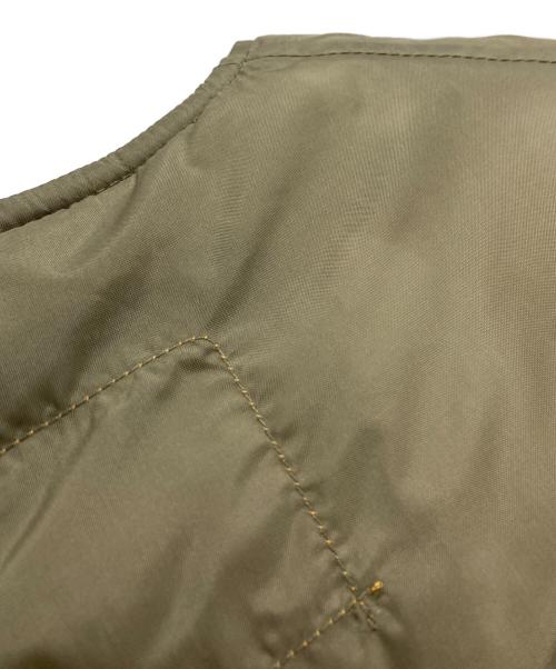 45rpm（45アールピーエム）45rpm (45アールピーエム) ナイロンの908キルティングベスト/ Quilted vest オリーブ サイズ:Freeの古着・服飾アイテム