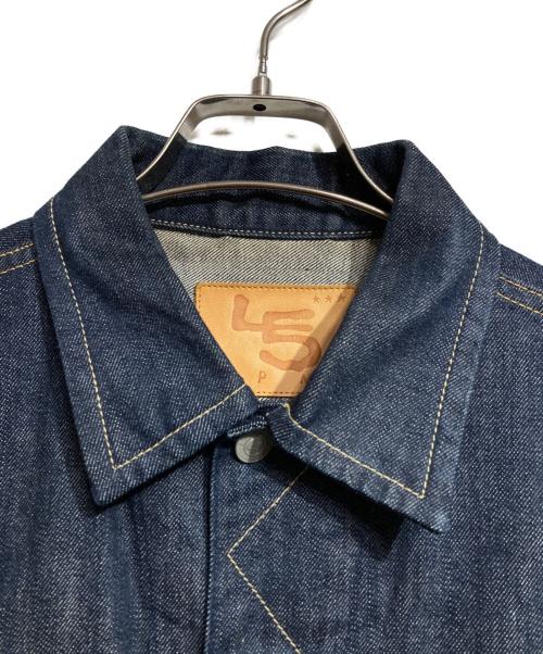 45rpm（45アールピーエム）45rpm (45アールピーエム) ライ麦デニムの908比古比女ジャン/Denim Jacket インディゴ サイズ:3の古着・服飾アイテム