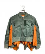sacaiサカイ）の古着「ナイロンツイルブルゾン/Nylon Twill Blouson」｜オリーブ
