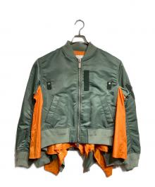 sacai（サカイ）の古着「ナイロンツイルブルゾン/Nylon Twill Blouson」｜オリーブ