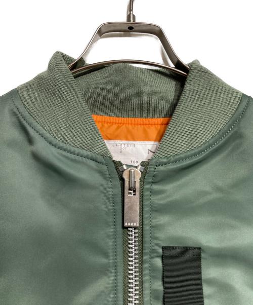 sacai（サカイ）sacai (サカイ) ナイロンツイルブルゾン/Nylon Twill Blouson オリーブ サイズ:4の古着・服飾アイテム
