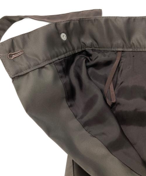 sacai（サカイ）sacai (サカイ) ナイロンツイルミックススカート/Nylon twill mixed skirt ブラウン サイズ:2の古着・服飾アイテム