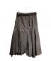 sacai (サカイ) ナイロンツイルミックススカート/Nylon twill mixed skirt ブラウン サイズ:2：40000円