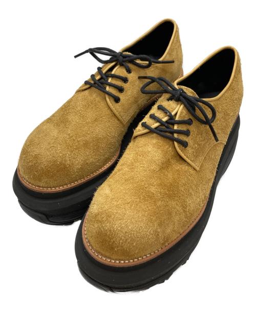 sacai（サカイ）sacai (サカイ) チャンキーソールスウェードシューズ/Chunky sole suede shoes ブラウン×ブラック サイズ:42の古着・服飾アイテム