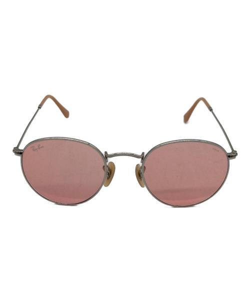 RAY-BAN（レイバン）RAY-BAN (レイバン) ラウンドメタル サングラス ピンク サイズ:50-21の古着・服飾アイテム