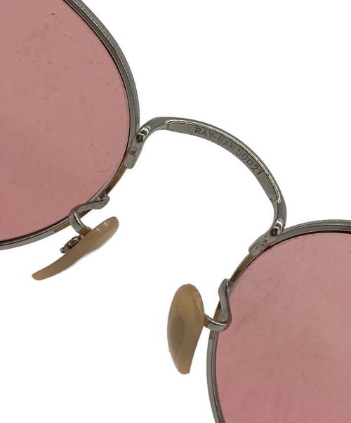 RAY-BAN（レイバン）RAY-BAN (レイバン) ラウンドメタル サングラス ピンク サイズ:50-21の古着・服飾アイテム