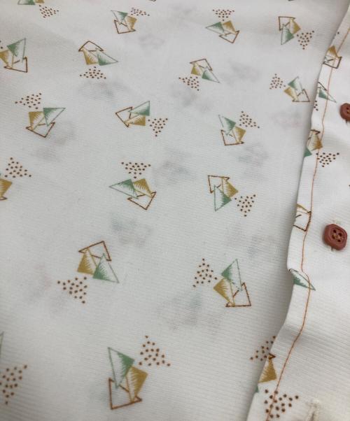 Sears（シアーズ）Sears (シアーズ) 70s アトミックデザインシャツ ホワイト サイズ:SIZE 15 1/2の古着・服飾アイテム