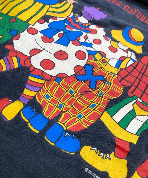 Ringling bros. and barnum&baily circus（リンリンブローズ アンドバーナムアンドバイリーサーカス）Ringling bros. and barnum&baily circus (リンリンブローズ アンドバーナムアンドバイリーサーカス) 90s サーカスプリントTシャツ ブラック サイズ:	SIZE XLの古着・服飾アイテム
