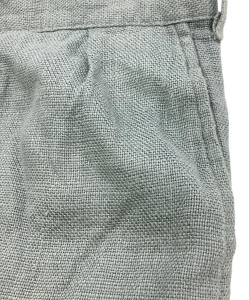 POLO RALPH LAUREN（ポロ・ラルフローレン）POLO RALPH LAUREN (ポロ・ラルフローレン) リネンツータックハーフパンツ グリーン サイズ:	SIZE 101cm (W40)の古着・服飾アイテム