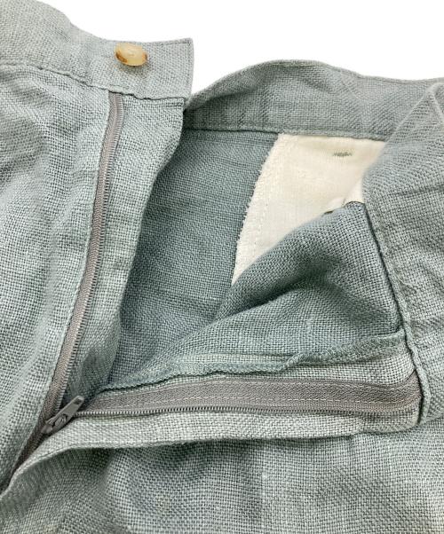 POLO RALPH LAUREN（ポロ・ラルフローレン）POLO RALPH LAUREN (ポロ・ラルフローレン) リネンツータックハーフパンツ グリーン サイズ:	SIZE 101cm (W40)の古着・服飾アイテム