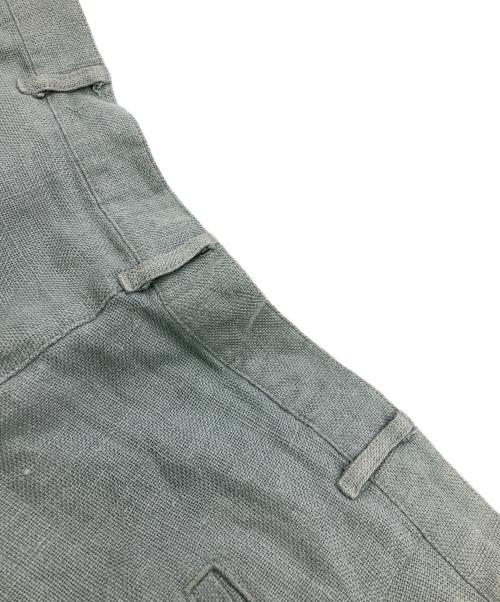 POLO RALPH LAUREN（ポロ・ラルフローレン）POLO RALPH LAUREN (ポロ・ラルフローレン) リネンツータックハーフパンツ グリーン サイズ:	SIZE 101cm (W40)の古着・服飾アイテム