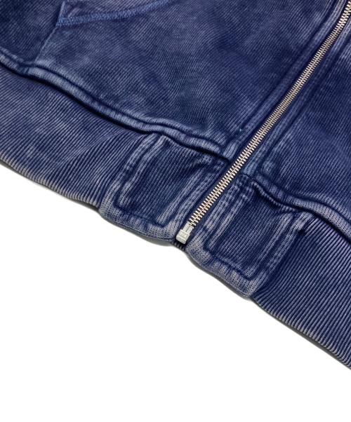 DIESEL（ディーゼル）DIESEL (ディーゼル) S-GINNET リブジップアップジャケット ネイビー サイズ:	SIZE Lの古着・服飾アイテム