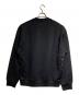 PRADA (プラダ) トライアングルロゴスウェットシャツ/Triangle logo sweatshirt ブラック サイズ:M：90000円