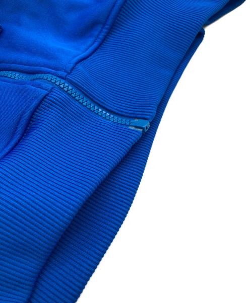 adidas（アディダス）adidas (アディダス) ラインジップパーカー ブルー サイズ:Mの古着・服飾アイテム