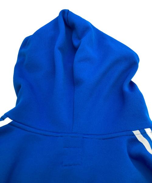 adidas（アディダス）adidas (アディダス) ラインジップパーカー ブルー サイズ:Mの古着・服飾アイテム