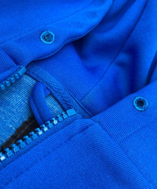 adidas（アディダス）adidas (アディダス) ラインジップパーカー ブルー サイズ:Mの古着・服飾アイテム