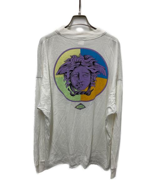GIANNI VERSACE（ジャンニ・ヴェルサーチ）GIANNI VERSACE (ジャンニ・ヴェルサーチ) メデューサプリントカットソー ホワイト サイズ:不明の古着・服飾アイテム
