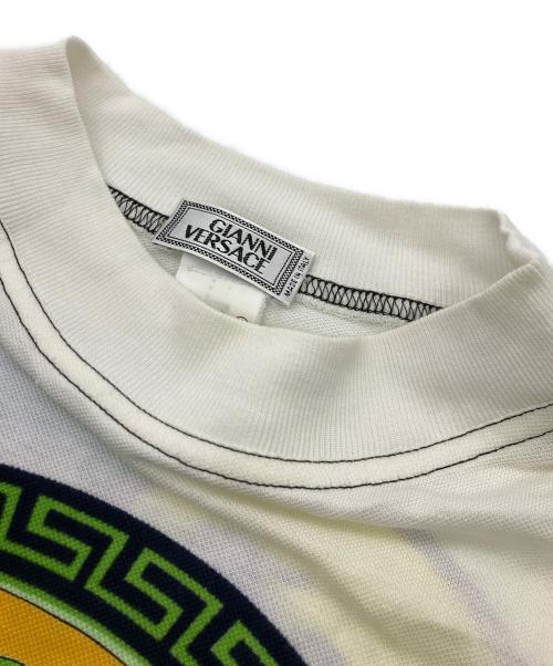 GIANNI VERSACE（ジャンニ・ヴェルサーチ）GIANNI VERSACE (ジャンニ・ヴェルサーチ) メデューサプリントカットソー ホワイト サイズ:不明の古着・服飾アイテム