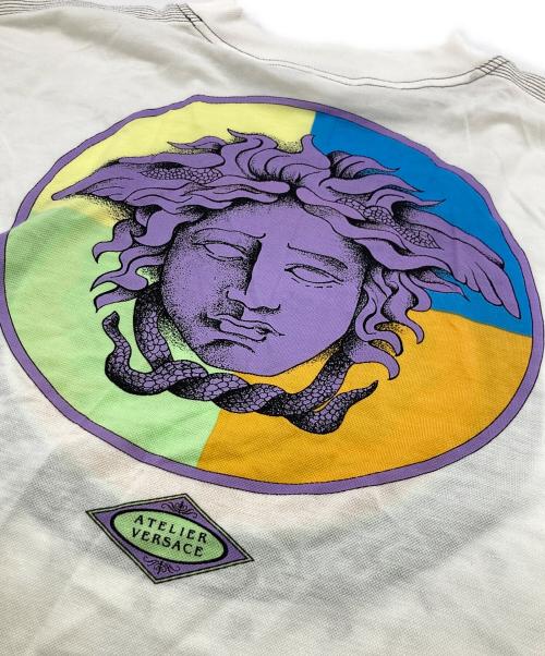 GIANNI VERSACE（ジャンニ・ヴェルサーチ）GIANNI VERSACE (ジャンニ・ヴェルサーチ) メデューサプリントカットソー ホワイト サイズ:不明の古着・服飾アイテム