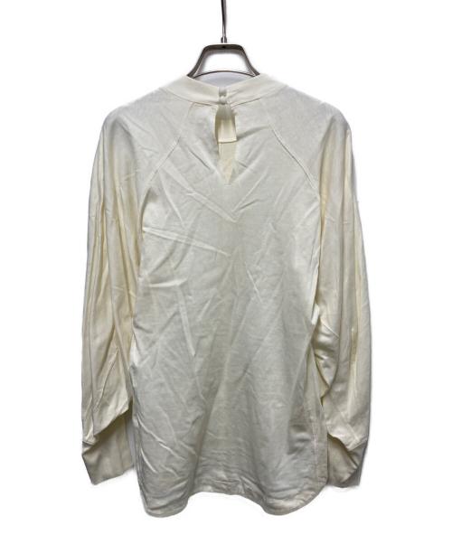 Mame Kurogouchi（マメクロゴウチ）mame kurogouchi (マメクロゴウチ) Cotton Jersey Top ホワイト サイズ:1の古着・服飾アイテム