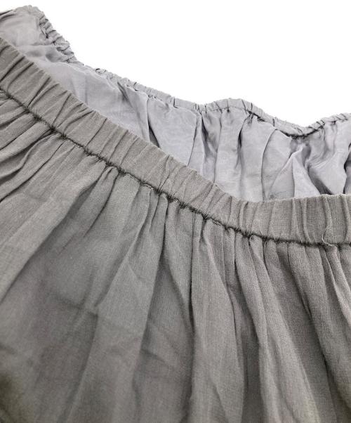 CASA FLINE（カーサフライン）CASA FLINE (カーサフライン) コットンティアードスカート グレー サイズ:SIZE Freeの古着・服飾アイテム