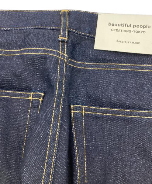 beautiful people（ビューティフルピープル）beautiful people (ビューティフルピープル) selvage denim 5pocket インディゴ サイズ:34の古着・服飾アイテム