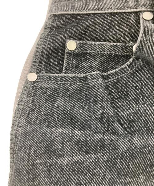 SLY（スライ）SLY (スライ) W DOCKING SW STRAIGHT パンツ ブラック サイズ:1の古着・服飾アイテム