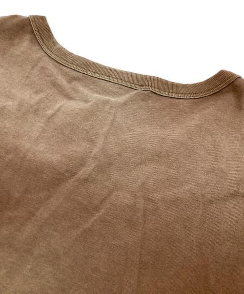 DIESEL（ディーゼル）DIESEL (ディーゼル) T-BRICO Dロゴノースリーブカットソー ブラウン サイズ:XLの古着・服飾アイテム