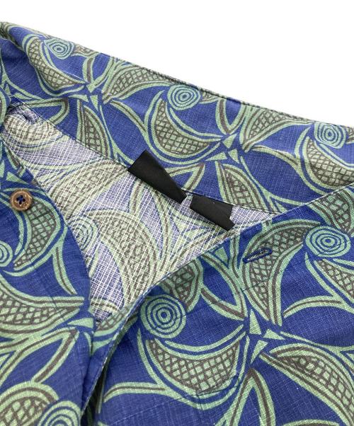 Patagonia（パタゴニア）Patagonia (パタゴニア) 90s ORGANIC COTTON A/C shirt ブルー×グリーン サイズ:Sの古着・服飾アイテム