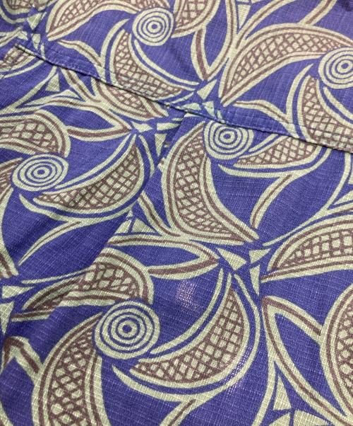 Patagonia（パタゴニア）Patagonia (パタゴニア) 90s ORGANIC COTTON A/C shirt ブルー×グリーン サイズ:Sの古着・服飾アイテム