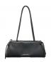 CHARLES & KEITH（チャールズアンドキース）の古着「Hazel ヘーゼル ボウ イロンゲイティッドトラペーズショルダーバッグ」｜ブラック