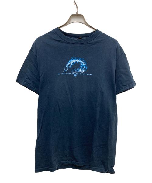 DRAGON BALL Z（ドラゴンボールゼット）DRAGON BALL Z (ドラゴンボールゼット) 悟空 悟飯 ベジータプリントアニメTシャツ/Anime Tee ネイビー サイズ:Mの古着・服飾アイテム