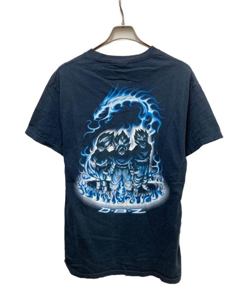 DRAGON BALL Z（ドラゴンボールゼット）DRAGON BALL Z (ドラゴンボールゼット) 悟空 悟飯 ベジータプリントアニメTシャツ/Anime Tee ネイビー サイズ:Mの古着・服飾アイテム