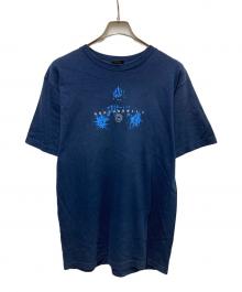 DRAGON BALL Z（ドラゴンボールゼット）の古着「神龍 スーパーサイヤ人オールスタープリントアニメTシャツ」｜ネイビー