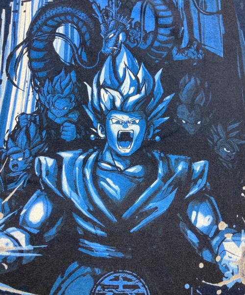 DRAGON BALL Z（ドラゴンボールゼット）DRAGON BALL Z (ドラゴンボールゼット) 神龍 スーパーサイヤ人オールスタープリントアニメTシャツ ネイビー サイズ:SIZE Mの古着・服飾アイテム