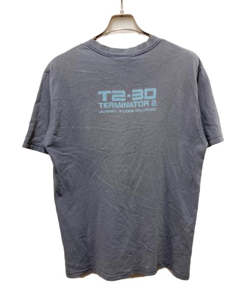 UNIVERSAL STUDIOS Hollywood（ユニバーサル・スタジオ・ハリウッド）UNIVERSAL STUDIOS Hollywood (ユニバーサル・スタジオ・ハリウッド) TERMINATOR2ムービープリントTシャツ グレー サイズ:MEDIUMの古着・服飾アイテム