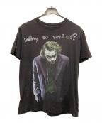 TAKE COVERテイクカバー）の古着「THE DARK KNIGHT joker ムービーTシャツ」｜ブラック