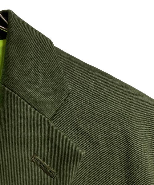 Hombre Nino（オンブレニーニョ）Hombre Nino (オンブレニーニョ) サイドジップエルボーパッチジャケット グリーン サイズ:Lの古着・服飾アイテム