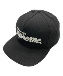 SUPREME（シュプリーム）の古着「Classic Team 5-Panel Cap」｜ブラック