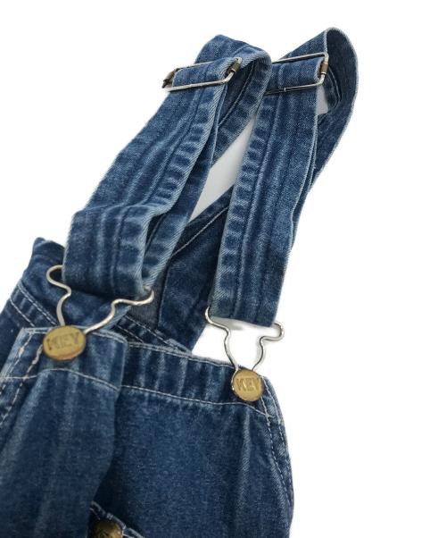 KEY（キー）KEY (キー) 70s‐80s デニムオーバーオール インディゴ サイズ:	SIZE 91cm (W36)の古着・服飾アイテム