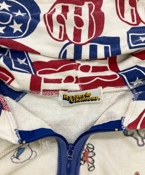 Hysteric Glamour（ヒステリックグラマー）Hysteric Glamour (ヒステリックグラマー) マルチデザインジップパーカー マルチカラー サイズ:SIZE Freeの古着・服飾アイテム