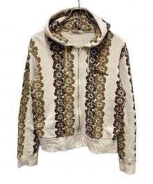 Hysteric Glamour（ヒステリックグラマー）の古着「ハワイアンジップパーカー」｜ベージュ